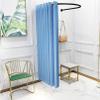 Clothing Store Fitting Room,U-Dressing Room,portable Simple Mobile Changing Room High Shading Rate Curtain Kit,Area Metal Track Locker Room For Shopping Malls,for Office Outdoor Activity And The Mall view 1