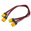 3PCS XT60H Plug Extension Cable XT60H Plug Male Connector to XT60H Plug Female Connector Wire Adapter with 11.8inch 14awg Silicone Wire view 3