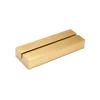 UNIQOOO 10 Pack 4" Gold Birch Wood Stands for Wedding Acrylic Sign, Wood Table Number Holders for 1/8 Thick Acrylic Sheets | Wedding Display Stand, Card Holder for Bar Menu, Retail Sign, Party view 1