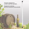 64cm Auto Siphon Homebrew Cane with Tubing Plastic Bottling Wand Wine Thief for Beer Wine Bucket Carboy Bottle Wine Kombucha Kitchen Aqua Gardening,Siphon Racking Cane, Siphon Racking Cane, 64cm view 2