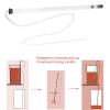 64cm Auto Siphon Homebrew Cane with Tubing Plastic Bottling Wand Wine Thief for Beer Wine Bucket Carboy Bottle Wine Kombucha Kitchen Aqua Gardening,Siphon Racking Cane, Siphon Racking Cane, 64cm view 3