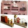 Zerodeko 2pcs Wooden Kitchen Wall Racks for Decorative Storage Wall-Mounted Shelves for Home Organization for Sundries Towels Books and Plants view 4