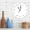 Funny Wall Clock Music Note Silent Non-Ticking Battery Operated Decorative PVC Clock for Home Living Room 10x10 inch view 2