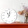Funny Wall Clock Music Note Silent Non-Ticking Battery Operated Decorative PVC Clock for Home Living Room 10x10 inch view 3