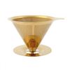 Stainless Steel tita nium Gold Pour Over Coffee Dripper , Pour Over Coffee Dripper , Paperless Reusable Single Cup Coffee Maker with Cup Stand and Handle , Pour Over Coffee Dripper , Stainless Steel T view 4