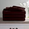 100% Long Staple Cotton 5 Piece Bed Sheet Set - Short Queen Size Wine Sheets - 800 Thread Count Breathable Cooling Sheets - All Around Easy Fits Upto 12" Deep Pockets Sheets & Pillowcases Set view 1