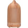 Pilipane Mini Hollow Humidifier with Night Light, USB Powered Aroma Diffuser, 5V, Light Wood Grain, for Bedroom Office Room House, 200ml, 35db Silent, 20-40m view 1