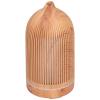 Pilipane Mini Hollow Humidifier with Night Light, USB Powered Aroma Diffuser, 5V, Light Wood Grain, for Bedroom Office Room House, 200ml, 35db Silent, 20-40m view 4