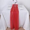 12 pcs 72-Inch Red Extra Long Premium Chiffon Table Top Runners Wedding Party Linens Dinner Events Reception Decorations view 1