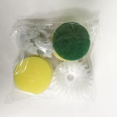 WELEN Cleaning Brush Magic Brush Grooved Tile Pot Bowl Bowl Bathroom Washbasin Toilet Electric Cleaning Brush(Four Brushes)