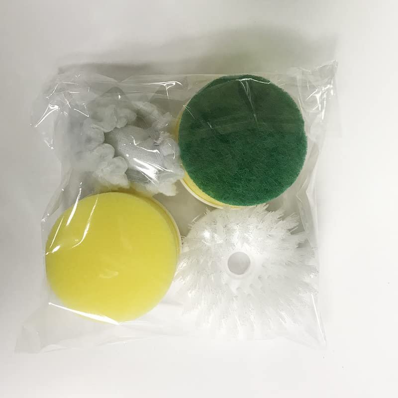 WELEN Cleaning Brush Magic Brush Grooved Tile Pot Bowl Bowl Bathroom Washbasin Toilet Electric Cleaning Brush(Four Brushes)