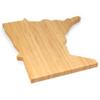BambooMN Minnesota Silhouette Bamboo Serving and Cutting Board - 10 Units - 10.75" x 10.45" x 0.6" view 2