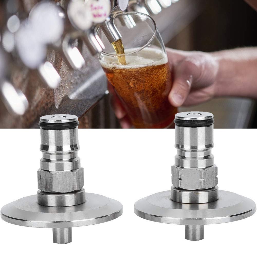 1.5in Liquid Lock Post Tri Clamp to Ball Connector Beer Brewing Accessory Brewer Fitting,Tri Clamp Adapter, Tri Clamp Adapter, 1.5in Liquid Lock Post Tri ClamLiquid Post Tri Clamp Adapter Clamp