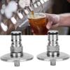 1.5in Liquid Lock Post Tri Clamp to Ball Connector Beer Brewing Accessory Brewer Fitting,Tri Clamp Adapter, Tri Clamp Adapter, 1.5in Liquid Lock Post Tri ClamLiquid Post Tri Clamp Adapter Clamp view 1