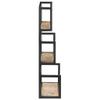 CHARMMA Wall Shelf 23.6"x7.9"x33.5" Rough Mango Wood-16.3KG view 4