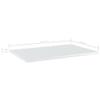 CHARMMA 8pcs Bookshelf Boards Chipboard Replacement Book Panels Bookshelves for Living Room,Study Room Organizer Display Shelves Storage Shelf for Books,Photo Frames High Gloss White 23.6"x15.7"x0.6" view 2
