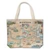Xplorer Maps Boston Map Canvas Tote Bag with Handles, Cloth Grocery Shopping Bag, Reusable & Eco-friendly Bag, 100% Cotton, Washable, 18 wide x 15 tall view 1