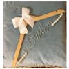 2 PCS Pearl Hangers Artificial Shelves Bowknot Bride and Groom Wedding Dress Hanging Clip,Bride Groom,2 PCS view 4
