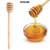 24 PC Wooden Honey Dipper Stick Mixing Stirrer Honeycomb Jar Drizzle Honey Spoon view 3