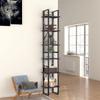 CHARMMA Bookcases and Bookshelves, 6 Tiers Industrial Bookshelf, Large Etagere Bookshelf Open Display Shelves with Metal Frame for Living Room Bedroom Home Office,15.7"x11.8"x82.7",Gray view 1