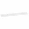 CHARMMA Wall Shelves 4 pcs High Gloss White 23.6"x3.5"x1.2"-2.35KG view 4