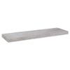 CHARMMA Floating Shelves Wall Mounted, Rustic Wood Wall Shelves for Bedroom, Bathroom, Living Room, Kitchen, Laundry Room Storage & Decoration, Set of 4 Concrete Gray 31.5"x9.3"x1.5" MDF view 4
