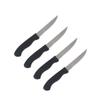 4-Piece Steak Knife Set with Soft Grip & Black Handles view 4