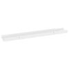CHARMMA Wall Shelves 2 pcs High Gloss White 23.6"x3.5"x1.2"-1.24KG view 4