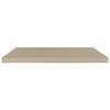 CHARMMA Floating Shelves Wall Mounted, Rustic Wood Wall Shelves for Bedroom, Bathroom, Living Room, Kitchen, Laundry Room Storage & Decoration, Set of 4 Oak 31.5"x9.3"x1.5" MDF view 4