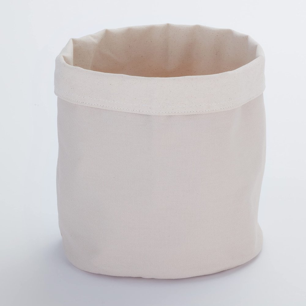 American Metalcraft TV9 Canvas Bags, Cream/Gray, 9" DIA. X 10-3/8" H