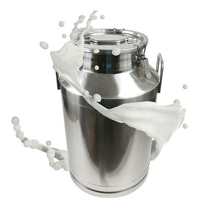 Airtight Milk Can Bucket - 201 Stainless Steel Thicken Milk Transport Barrels with Silicone Sealed Lid for Milk and Wine Liquid Storage/A / 42L