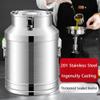 Airtight Milk Can Bucket - 201 Stainless Steel Thicken Milk Transport Barrels with Silicone Sealed Lid for Milk and Wine Liquid Storage/A / 42L view 3