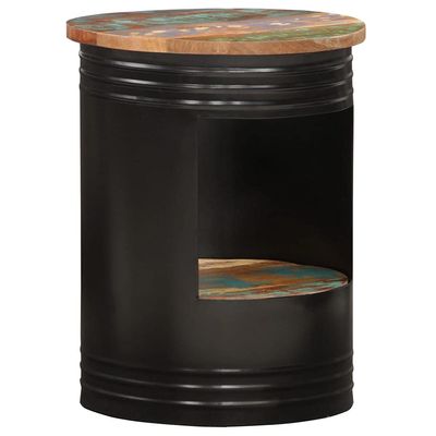 CHARMMA Coffee Table 16.9"x21.7" Solid Reclaimed Wood-9.58KG