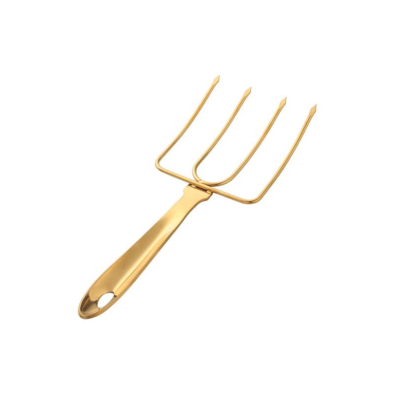 Stainless Steel Turkey & Roast Lifters, Transfer Turkey or Ham Easily | Long Handles for Strong Grip, Great for Thanksgiving-Gold
