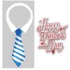Oasis Supply, Summer Fun, Fathers Day Cake Topper Kit - Happy Father's Day, Collar & Tie Toppers view 1