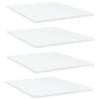 CHARMMA 4pcs Bookshelf Boards Chipboard Replacement Book Panels Bookshelves for Living Room,Study Room Organizer Display Shelves Storage Shelf for Books,Photo Frames White 15.7"x19.7"x0.6" view 1