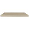 CHARMMA Floating Shelves Wall Mounted, Rustic Wood Wall Shelves for Bedroom, Bathroom, Living Room, Kitchen, Laundry Room Storage & Decoration, Oak 31.5"x9.3"x1.5" MDF view 3