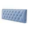 ZZYY Solid Color Upholstered Headboard Tufted Button Full Size Headboard Wall Mounted Headboards Bedroom Headboard King Size,A,No headboard 70.8"/180cm view 1