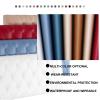 ZZYY Solid Color Upholstered Headboard Tufted Button Full Size Headboard Wall Mounted Headboards Bedroom Headboard King Size,A,No headboard 70.8"/180cm view 4