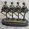 100% Bronze Modern Ballerina Dancer Sculpture Ballet Figurine Bronze by Lost Wax Method view 3