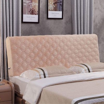Headboard Cover purple/pink for Twin Queen Full California King Size, Beds Bed Headboard Slipcover Protector Thicken Cotton Dustproof Stretch Bed Head Covers ( Color : Brown , Size : 120cm(47") )