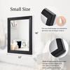 AAZZKANG Wall Mirror Black Rectangle Mirrors for Wall with Wood Framed Decorative for Bedroom Bathroom Living Room Farmhouse Entryway Hanging Small view 2