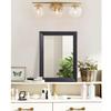 AAZZKANG Wall Mirror Black Rectangle Mirrors for Wall with Wood Framed Decorative for Bedroom Bathroom Living Room Farmhouse Entryway Hanging Small view 4