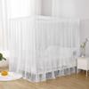 WANFASO White Canopy Bed Curtain for Queen Bed, Soft Sheer Bed Canopy Scarf for Girls Adults (Queen, White) view 3