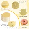 100Pcs 3.54In Golden Cake Boards Mini Round Cake Cardboard,Cupcake Dessert Displays Tray for Mousse Cupcake, Cake Dessert, Cake Decorating view 2
