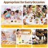 100Pcs 3.54In Golden Cake Boards Mini Round Cake Cardboard,Cupcake Dessert Displays Tray for Mousse Cupcake, Cake Dessert, Cake Decorating view 4