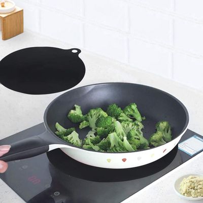 Induction Cooktop Mat,22cm/8.66inch Silicone Induction Cooker Cookware Protector Mat,Silicone Stove Top Protector Heat Diffuser Pad Kitchen Utensils