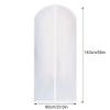 MISNODE 6 Pack Hanging Garment Bags with Zipper, 23.6 x 55 Clear Suit Bags Dress Garment Bags, Lightweight Clothes Covers Wardrobe Closet Garment Dust Cover Bags for Travel Closet Storage view 2