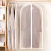 MISNODE 6 Pack Hanging Garment Bags with Zipper, 23.6 x 55 Clear Suit Bags Dress Garment Bags, Lightweight Clothes Covers Wardrobe Closet Garment Dust Cover Bags for Travel Closet Storage view 3