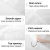 MISNODE 6 Pack Hanging Garment Bags with Zipper, 23.6 x 55 Clear Suit Bags Dress Garment Bags, Lightweight Clothes Covers Wardrobe Closet Garment Dust Cover Bags for Travel Closet Storage view 4